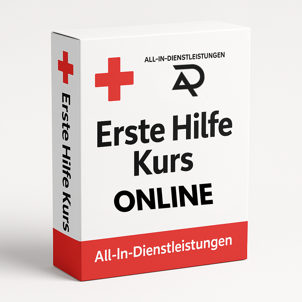 Online Erste-Hilfe-Kurs inkl. Teilnahme-Bescheinigung